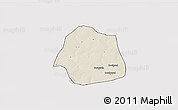 Shaded Relief 3D Map of Simbi, cropped outside