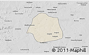 Shaded Relief 3D Map of Simbi, desaturated