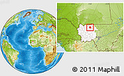 Physical Location Map of Simbi, highlighted grandparent region