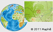 Physical Location Map of Simbi