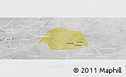 Satellite Panoramic Map of Simbi, lighten, desaturated