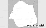 Gray Simple Map of Simbi