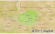 Physical 3D Map of Trongoumbe, satellite outside