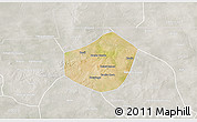 Satellite 3D Map of Trongoumbe, lighten, semi-desaturated