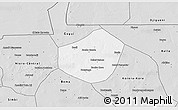 Silver Style 3D Map of Trongoumbe