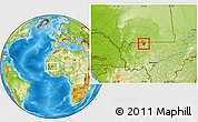 Physical Location Map of Trongoumbe