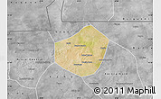 Satellite Map of Trongoumbe, desaturated