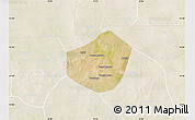 Satellite Map of Trongoumbe, lighten