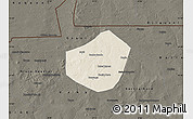 Shaded Relief Map of Trongoumbe, darken