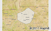 Shaded Relief Map of Trongoumbe, satellite outside