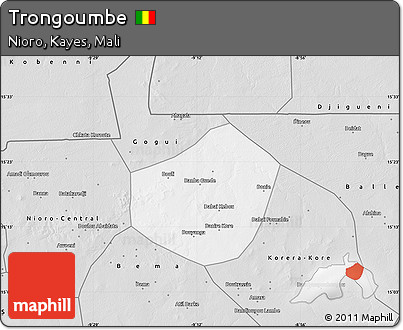 Silver Style Map of Trongoumbe