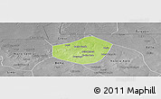 Physical Panoramic Map of Trongoumbe, desaturated