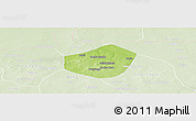 Physical Panoramic Map of Trongoumbe, lighten