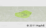 Physical Panoramic Map of Trongoumbe, lighten, semi-desaturated
