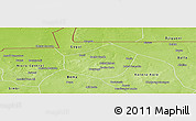 Physical Panoramic Map of Trongoumbe