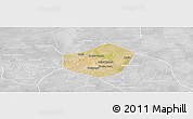Satellite Panoramic Map of Trongoumbe, lighten, desaturated