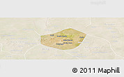 Satellite Panoramic Map of Trongoumbe, lighten