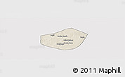 Shaded Relief Panoramic Map of Trongoumbe, cropped outside