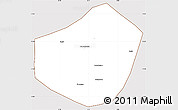 Classic Style Simple Map of Trongoumbe, cropped outside