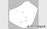 Gray Simple Map of Trongoumbe