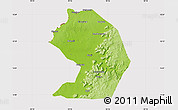 Physical Map of Yelimane-Central, cropped outside