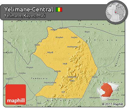 Savanna Style Map of Yelimane-Central