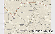 Shaded Relief Map of Yelimane-Central