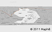 Gray Panoramic Map of Yelimane-Central
