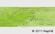 Physical Panoramic Map of Yelimane-Central
