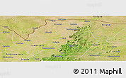 Satellite Panoramic Map of Yelimane-Central