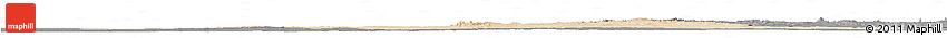 Satellite Horizon Map of Kidal, darken, desaturated