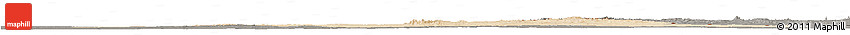 Satellite Horizon Map of Kidal, darken, semi-desaturated