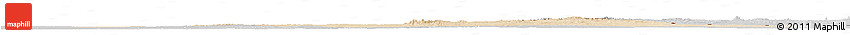 Satellite Horizon Map of Kidal, desaturated