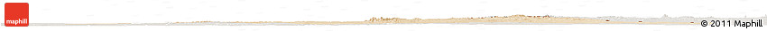 Satellite Horizon Map of Kidal, lighten, semi-desaturated