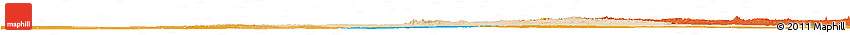 Satellite Horizon Map of Kidal, political outside