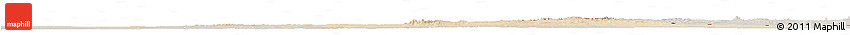 Satellite Horizon Map of Kidal, semi-desaturated