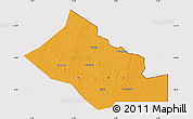 Political Map of Kidal, cropped outside