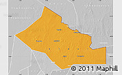 Political Map of Kidal, lighten, desaturated