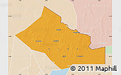 Political Map of Kidal, lighten