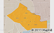 Political Map of Kidal, lighten, semi-desaturated