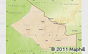 Satellite Map of Kidal, physical outside