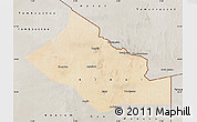 Satellite Map of Kidal, semi-desaturated