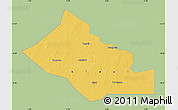 Savanna Style Map of Kidal, single color outside