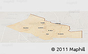 Satellite Panoramic Map of Kidal, lighten, semi-desaturated