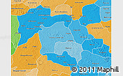 Political Shades 3D Map of Dioila