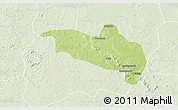 Physical 3D Map of Massigui, lighten