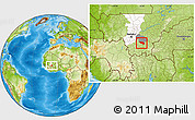Physical Location Map of Massigui, highlighted parent region, highlighted grandparent region