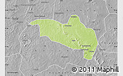 Physical Map of Massigui, desaturated