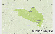 Physical Map of Massigui, lighten