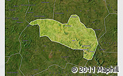 Satellite Map of Massigui, darken